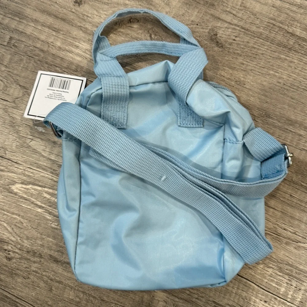 5B Style Blue Top Handle Mini Backpack 10.5